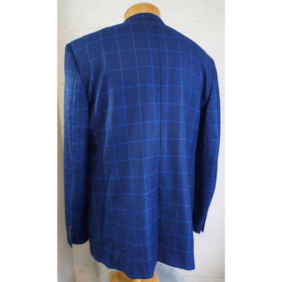 Brooks Brothers Sport Coat 46L Brown Blazer Regent Reda Wool window pane - Picture 8 of 14